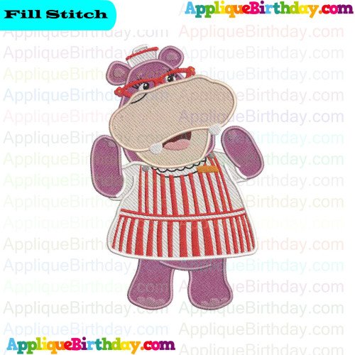 Hallie Doc McStuffins 4 Fill Embroidery Design