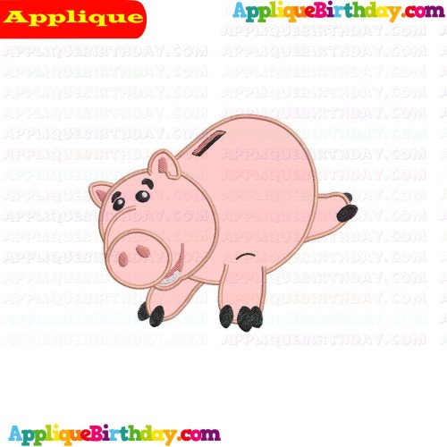Hamm the Pig Toy Story Applique Design