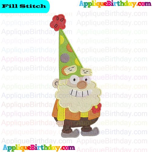 Happy The Seven Dwarfs Fill Embroidery Design