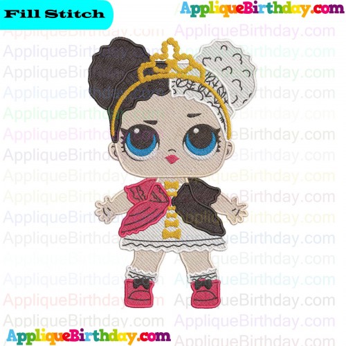 Heartbreaker LOL Doll Surprise Fill Embroidery Design