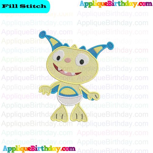 Henry Hugglemonster 3 Fill Embroidery Design