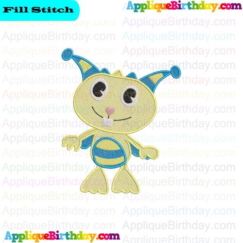 Henry Hugglemonster 4 Fill Embroidery Design