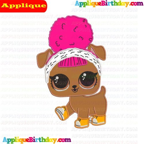 Hoops D Applique Design