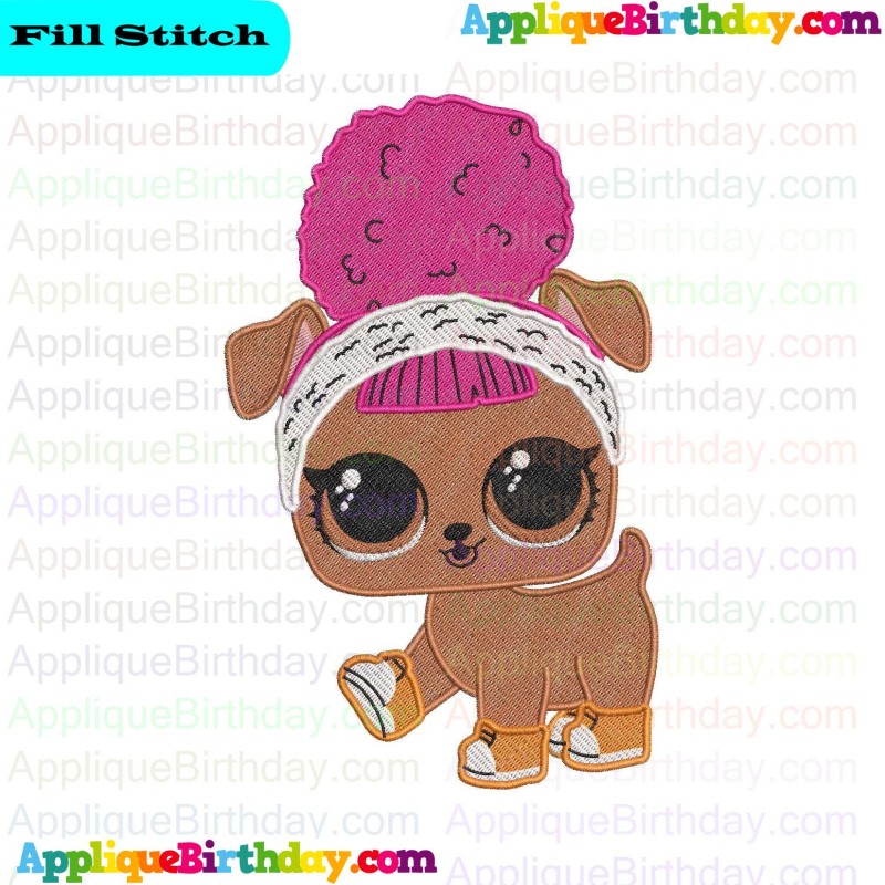 Hoops D.O.G.G LOL Doll Surprise Fill Embroidery Design