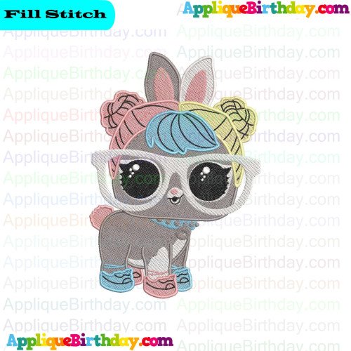 Hop Hop LOL Doll Surprise Fill Embroidery Design