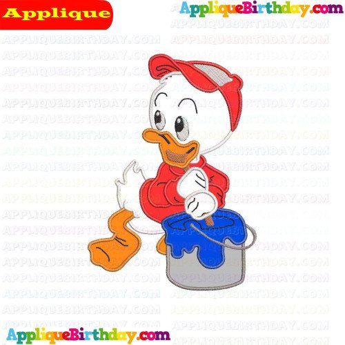 Huey Ducktales Applique Design
