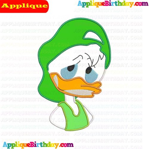 Huey Face Quack Pack Applique Design
