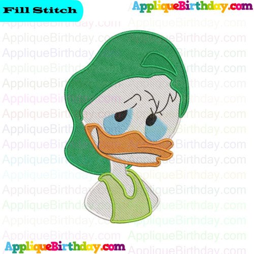 Huey Face Quack Pack Fill Embroidery Design