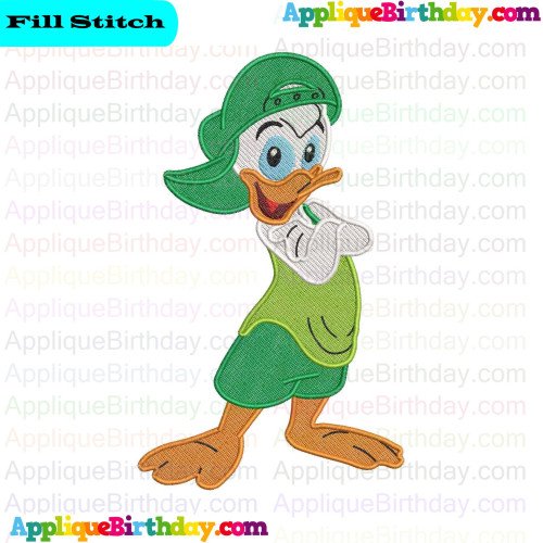 Huey Quack Pack Fill Embroidery Design
