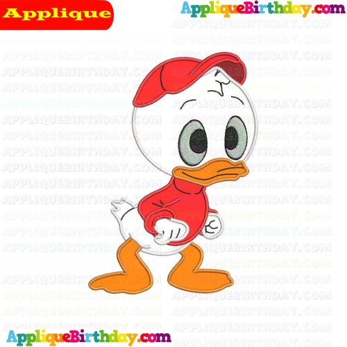 Huey Smiling Ducktales 2 Applique Design