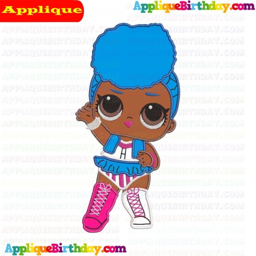 Neon Kitty LOL Doll Surprise Applique Design