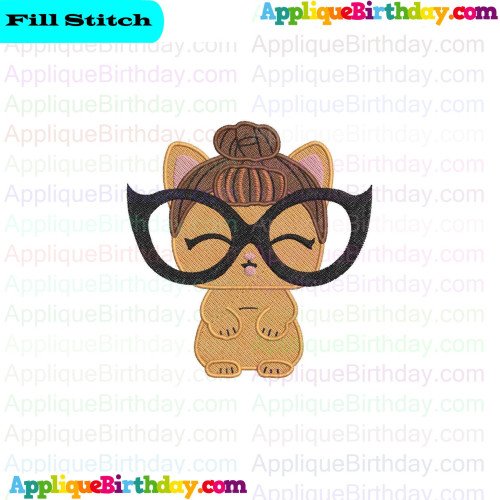 It Kitty Lil Outrageous Littles Fill Embroidery Design