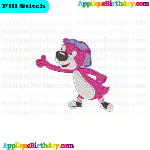 Jelly Otter PBJ Otter 2 Fill Embroidery Design