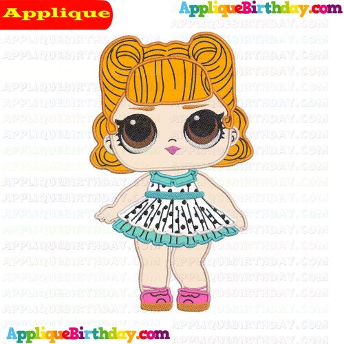 Jitterbug LOL Doll Surprise Applique Design
