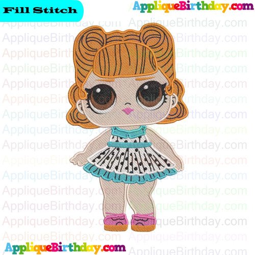 Jitterbug LOL Doll Surprise Fill Embroidery Design