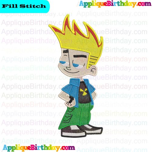Johnny Test 2 Fill Embroidery Design