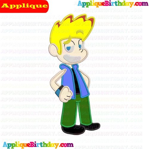 Johnny Test 4 Applique Design