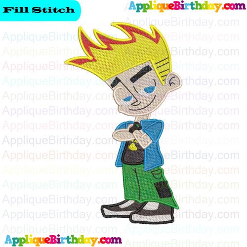 Johnny Test 5 Fill Embroidery Design