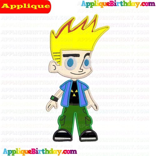Johnny Test 6 Applique Design