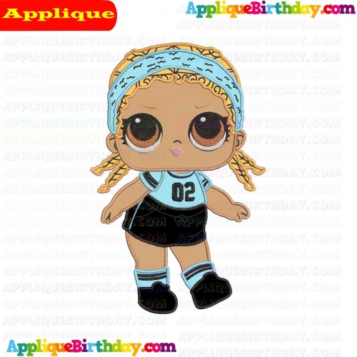 Dollface LOL Doll Surprise Applique Design