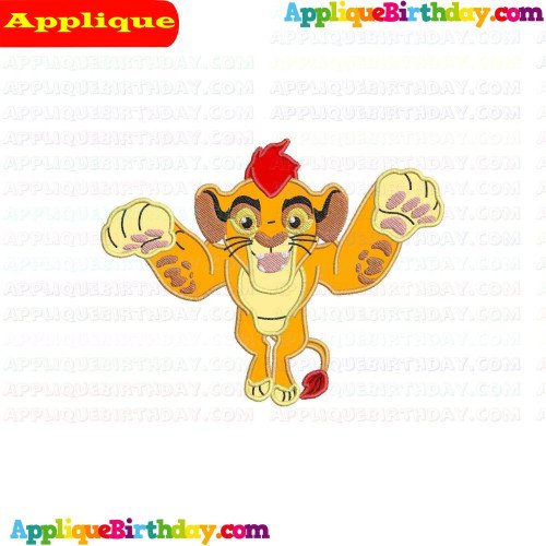 Kion 2 The Lion Guard Applique Design