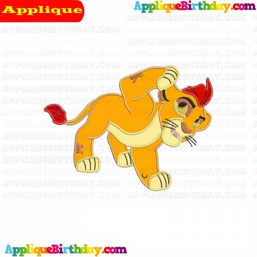 Kion listens The Lion Guard Applique Design