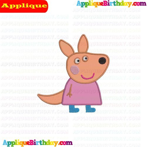 Kylie Kangaroo Peppa Pig Applique Design
