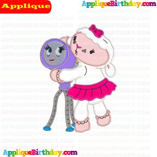 Lambie and Aurora Doc McStuffins Applique Design