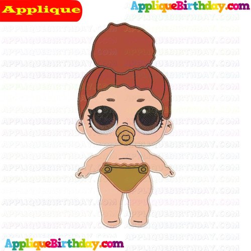 Lil Boss Queen Lil Outrageous Littles Applique Design