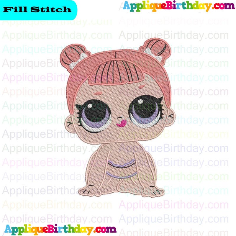 Lil Center Stage Lil Outrageous Littles Fill Embroidery Design Lil Center Stage Lil Outrageous Littles Fill Embroidery Design