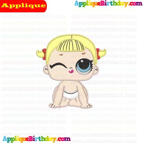 Lil Cheer Captain Lil Outrageous Littles Applique Design