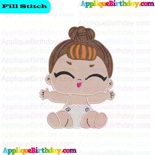 Lil It Baby Lil Outrageous Littles Fill Embroidery Design