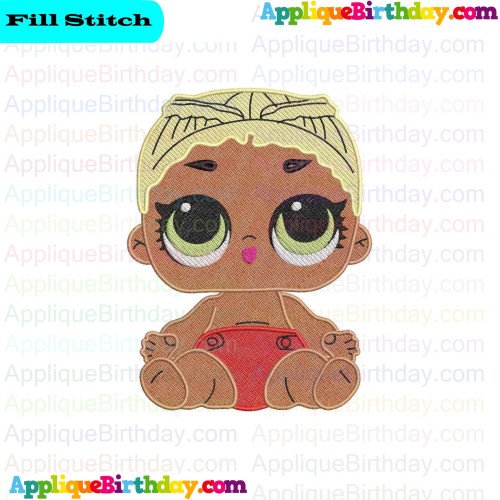 Lil M.C Swag Lil Outrageous Littles Fill Embroidery Design
