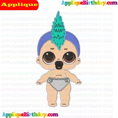 Lil Punk Boi Lil Outrageous Littles Applique Design
