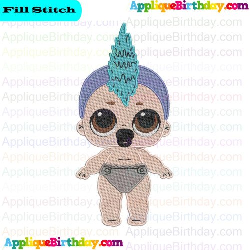 Lil Punk Boi Lil Outrageous Littles Fill Embroidery Design