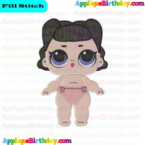 Lil Short Stop Lil Outrageous Littles Fill Embroidery Design