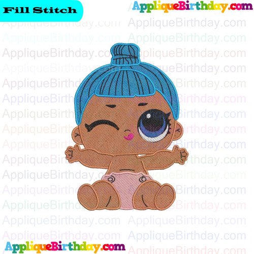 Lil Sleepy Bones Lil Outrageous Littles Fill Embroidery Design