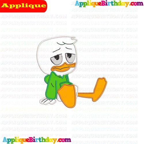 Louie Ducktales Applique Design