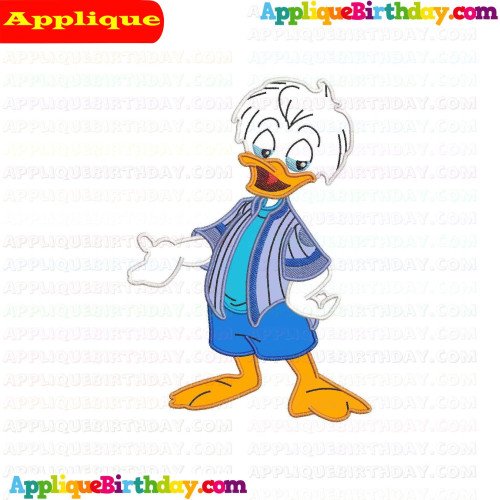 Louie Quack Pack Applique Design