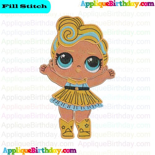 Luxe Doll Surprise Fill Embroidery Design