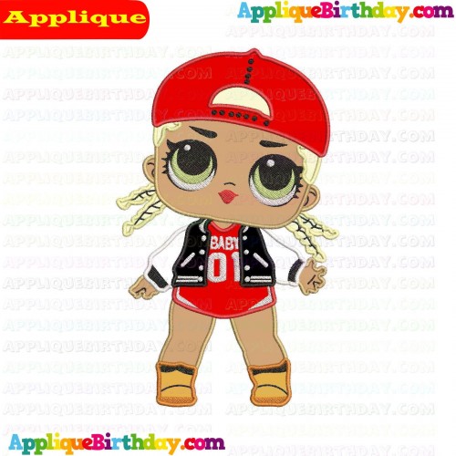 Splash Queen Lol Doll Surprise Applique Design 2265