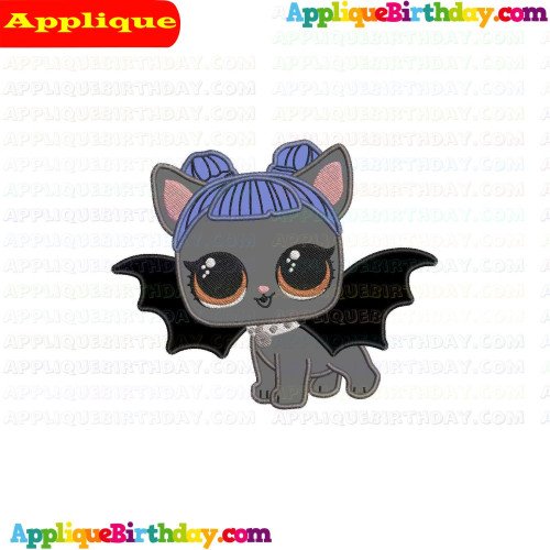 Midnight Pup Lil Outrageous Littles Applique Design