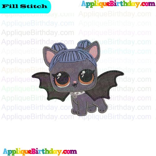 Midnight Pup Lil Outrageous Littles Fill Embroidery Design