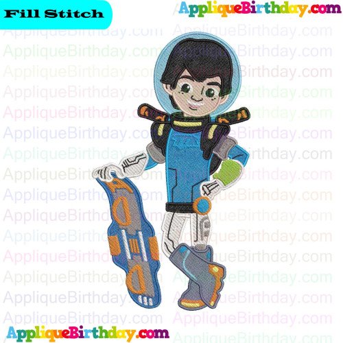 Miles Callisto Miles From Tomorrow 2 Fill Embroidery Design