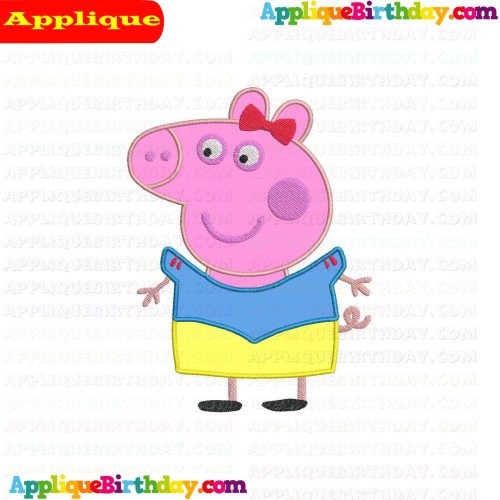 Momey Pig Peppa Pig Applique Design