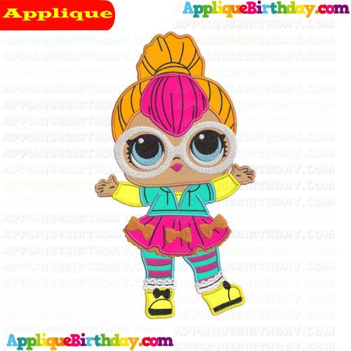 Neon Q Applique Design