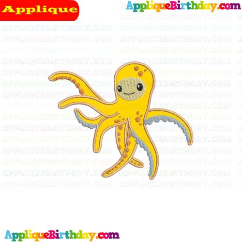 Octopus The Octonauts Applique Design