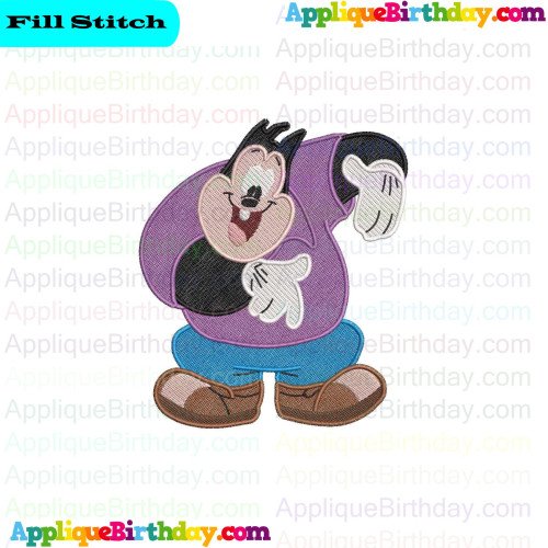 PJ Goof Troop Fill Embroidery Design