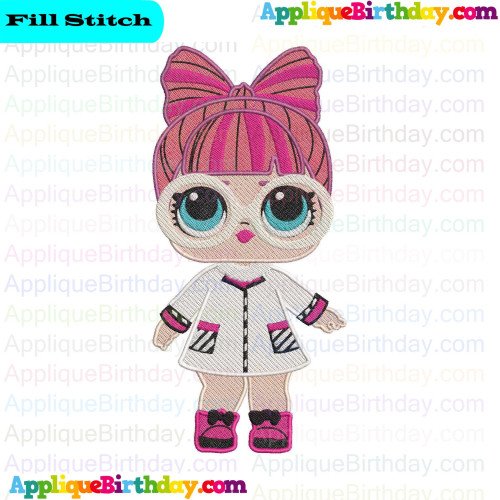 P.H.D.B.B LOL Doll Surprise Fill Embroidery Design