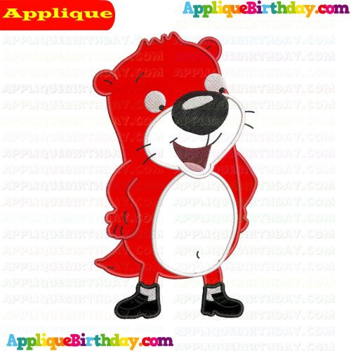 Peanut Otter PBJ Otter 2 Applique Design